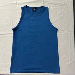Clifford Lenox Men’s Daily Tank Blue Size Small Gym Workout Sleeveless Shirt